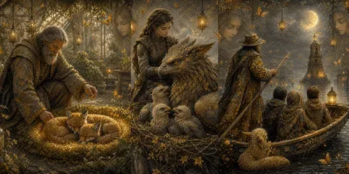 Guardians Of Sleeping Souls generated by chatgpt-image