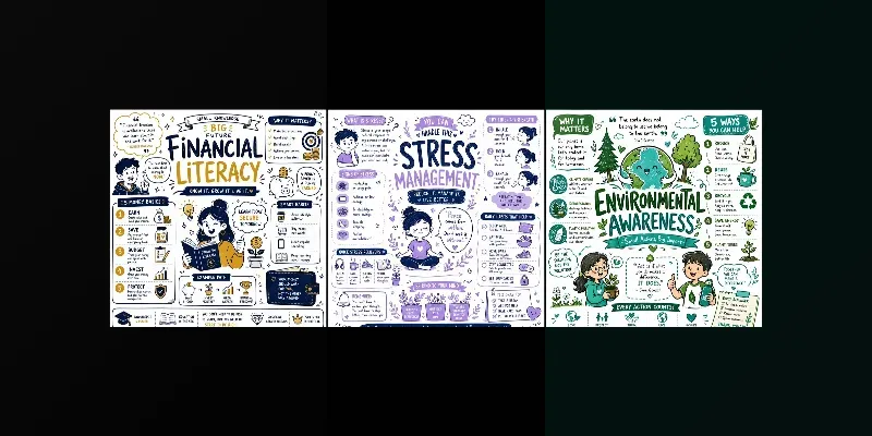 Hand Drawn Doodle Info Poster Packs generated by undefined