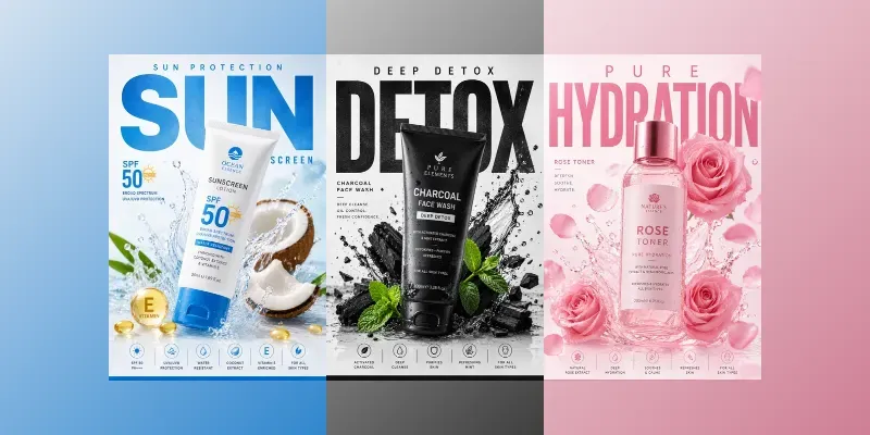 Premium Cosmetic Ad Poster Kits generated by undefined