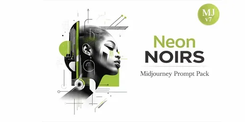 Neon Noirs generated by midjourney