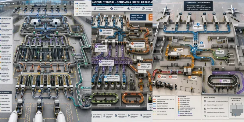 Airport Baggage Handling Flows generated by undefined