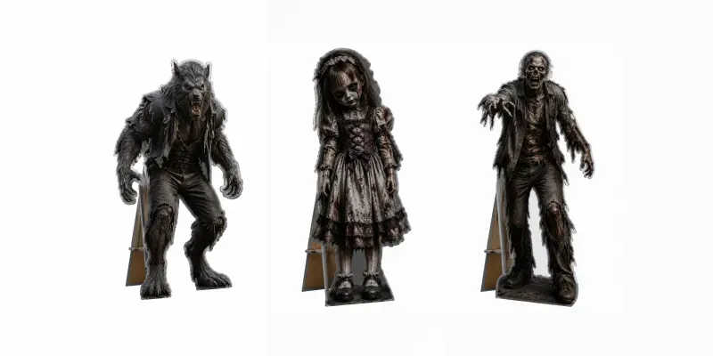 Halloween Character Cutout Standees generated by undefined