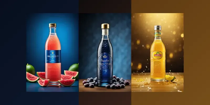 Leonardo Top Fruit Juice Bottles generated by undefined