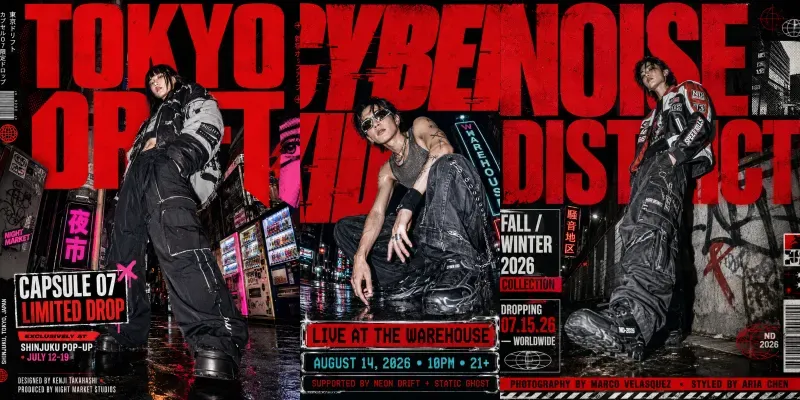 Y2k Streetwear Red Typography Posters generated by undefined