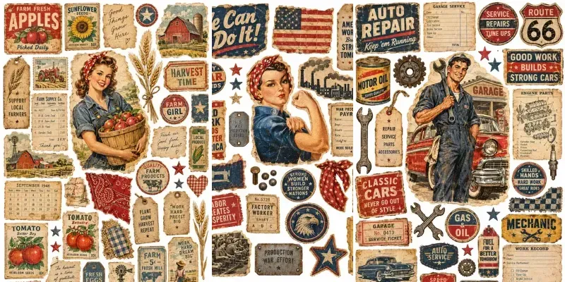 Vintage American Labor Ephemera