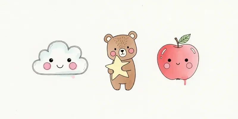 Whimsical Little Sketches generated by undefined