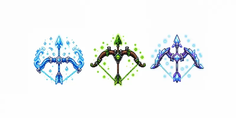 Pixel Bows generated by undefined