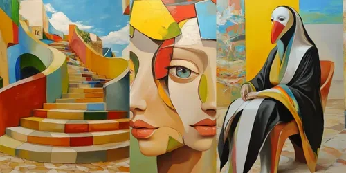 Surreal Eccentric Showcases generated by midjourney