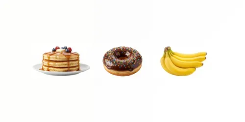 Isolated White Background Food generated by gemini-image