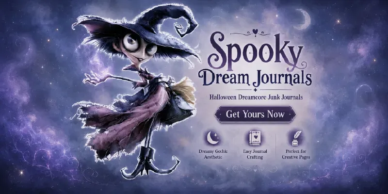 Halloween Dreamcore Junk Journals generated by undefined