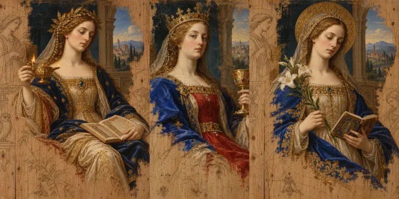 Renaissance Egg Tempera Art