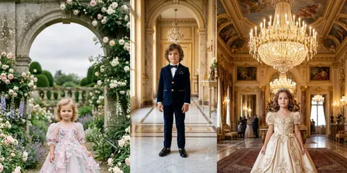 Luxury Childrens Fashion generated by gemini-image