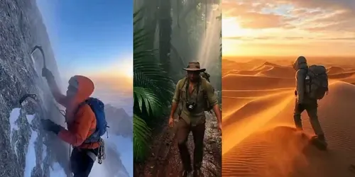 Epic Solo Travel Cinematics generated by sora