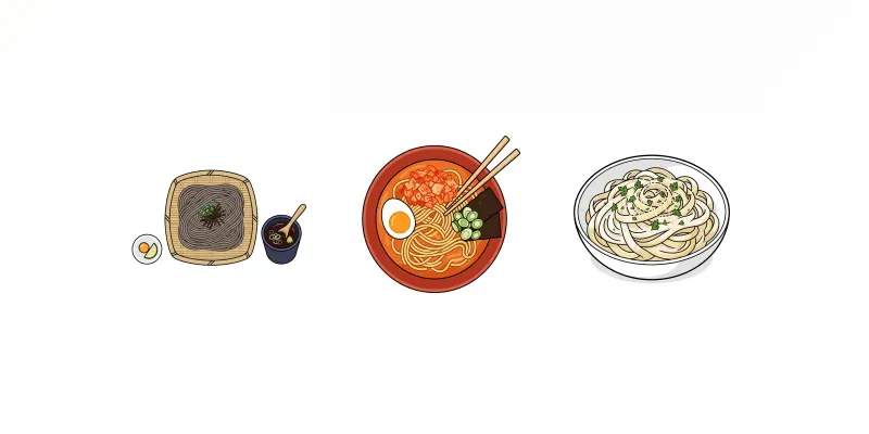 Vector Noodle Collection Flat Designs generated by undefined