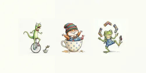 Funny Storybook Animal Character Art generated by gemini-image