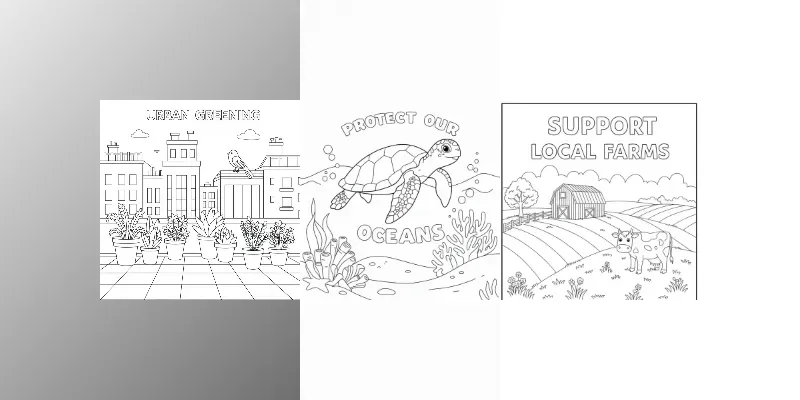 Earth Day Coloring Pages For Kids generated by undefined