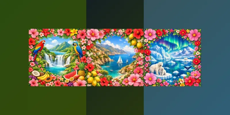 Vibrant Floral Digital Artworks generated by undefined