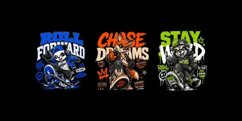 Street Mascot Typography Packs generated by chatgpt-image