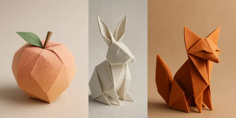 Realistic Origami Paper Art generated by undefined