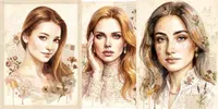 Vintage Watercolor Portrait Ais flux prompt mini thumbnail