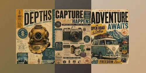 Retro Heritage Poster Collections generated by chatgpt-image