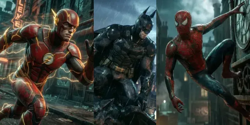 4K 3D Cinematic Comic Characters generated by undefined