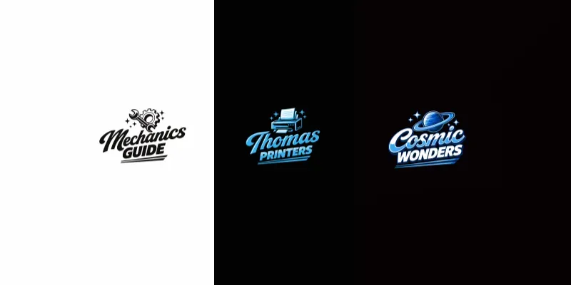 80s Retro Logo Designs generated by undefined