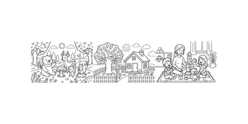 Coloring Book Generator For Kids generated by gemini-image
