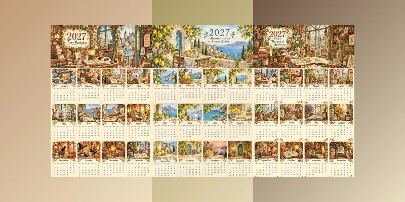 Whimsical 2027 Calendars