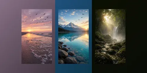 Cinematic Nature Sceneries generated by grok-video