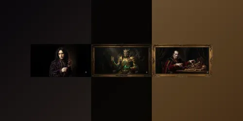 Baroque Chiaroscuro Oil Art generated by gemini-image