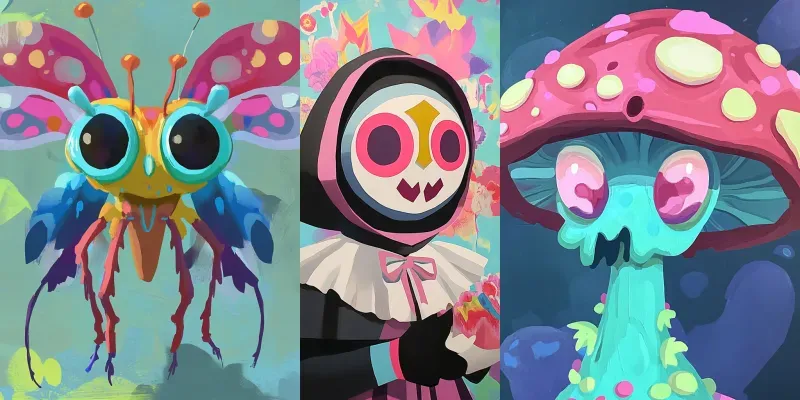 Surreal Psychedelic Gallery Art generated by undefined