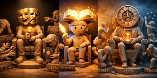 The Hierarchies Of Influence Surreal 3Ds generated by chatgpt-image