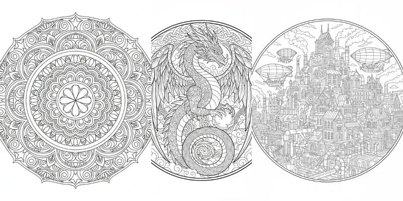 Adult Coloring Page Generators generated by undefined