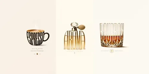 Minimal Object Typography Fusion Collects generated by chatgpt-image