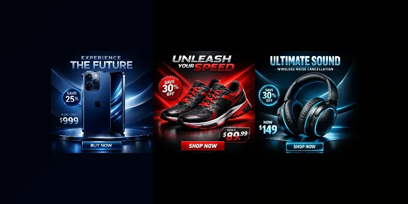 Luxury Brand Product Posters generated by undefined