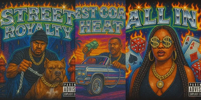 Retro Rap Album Cover Generators generated by undefined