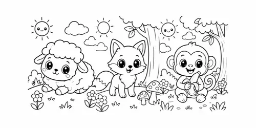 Kids Coloring Page Generator generated by chatgpt-image