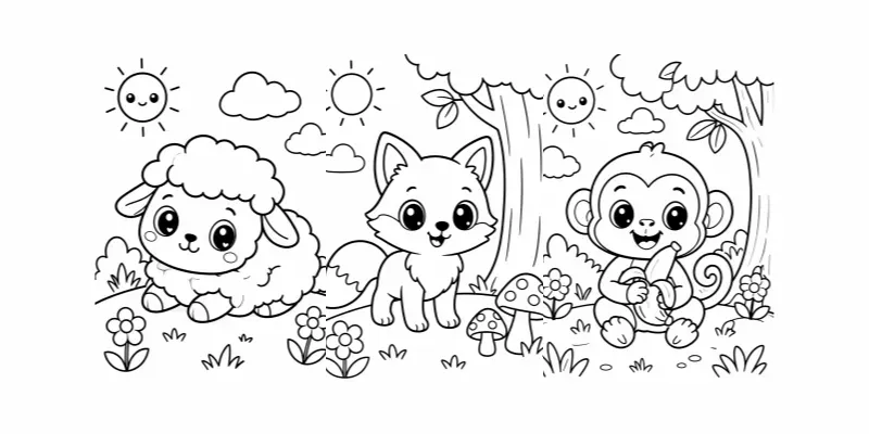 Kids Coloring Page Generator generated by undefined