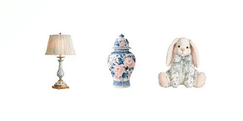 Grandmillennial Nursery Clipart Sets generated by midjourney