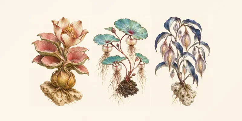 Fantasy Plant Illustrations