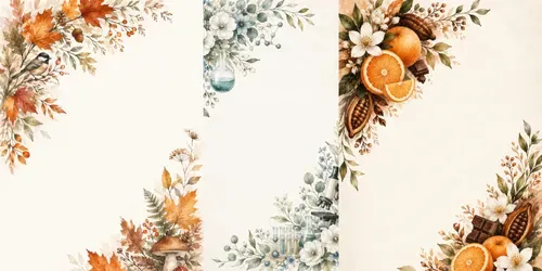 Botanical Watercolor Frames generated by chatgpt-image