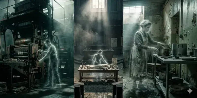 Cinematic Abandoned Horror Spaces generated by undefined