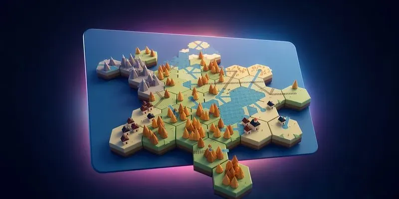 3D Hex Landscape Builder Game