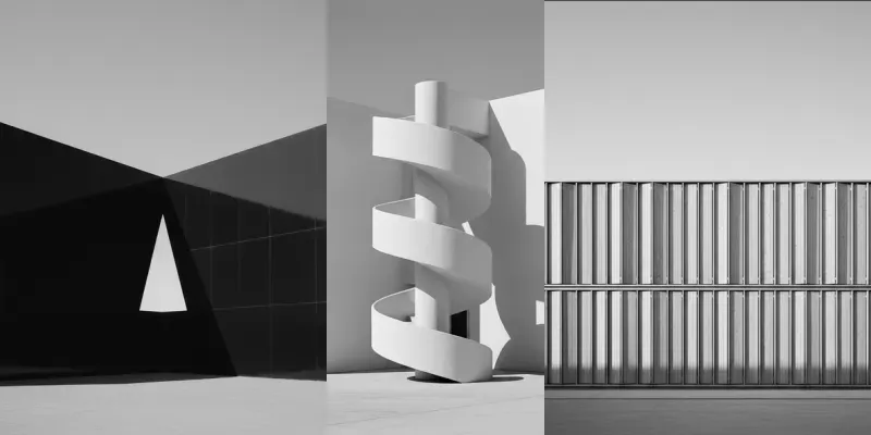 Minimalist Architecture Of Lightshadows generated by undefined