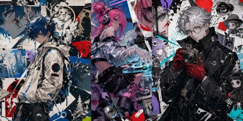 Anime Graffiti Collage Style generated by undefined