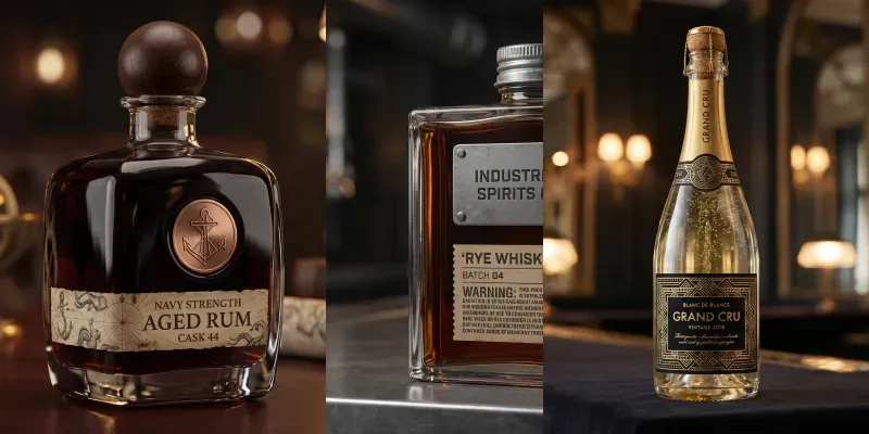 Modern Premium Spirits Mockups generated by undefined