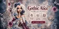 Alice In Gothic World Junk Journals midjourney prompt mini thumbnail