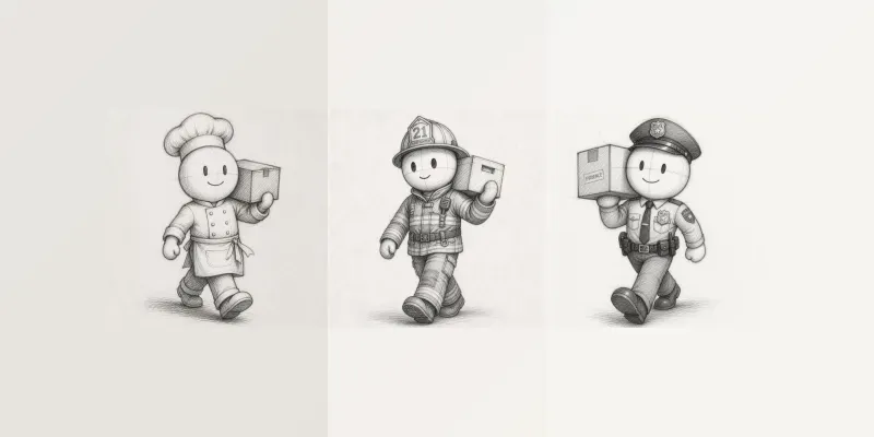 Minimal Pencil Sketch Mascot Series generated by undefined