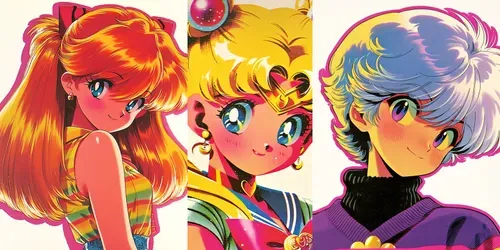 Anime Radiant Aesthetic Collections generated by midjourney